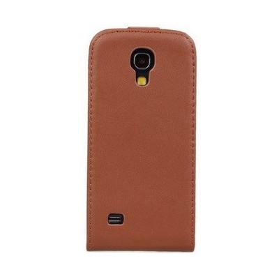 Vetikaliai atverčiamas rudas Samsung Galaxy S4 dėklas / Priedai.lt