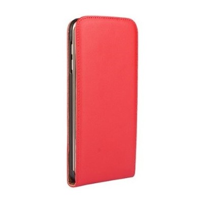 Vetikaliai atverčiamas raudonas Samsung Galaxy S4 dėklas / Priedai.lt