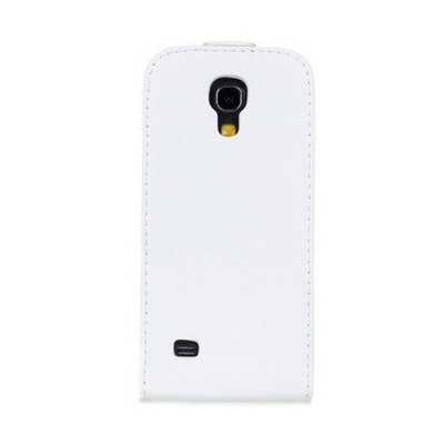 Vetikaliai atverčiamas baltas Samsung Galaxy S4 dėklas / Priedai.lt