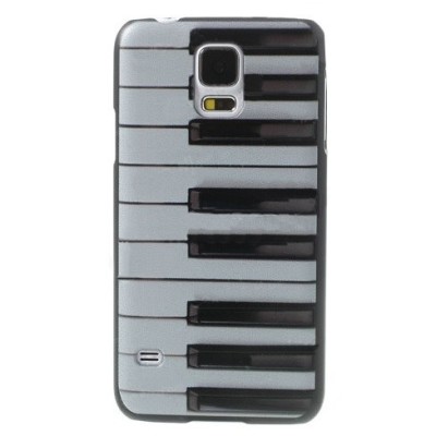 Samsung Galaxy S5 G900 (S5 Neo G903) Piano plastikinis baltas dėklas - nugarėlė / Priedai.lt