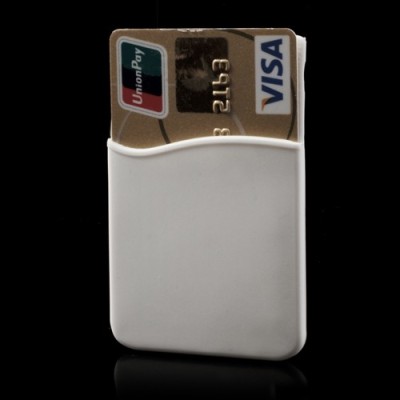 Balts kartiņas futrālis - kabata  / Vacins.lv