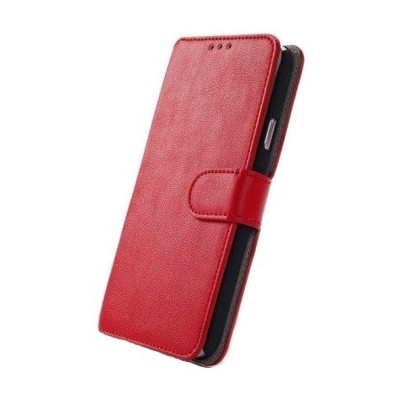 Samsung Galaxy S5 (G900, G903) atvēramais ādas sarkans retro maciņš (maks) / Vacins.lv