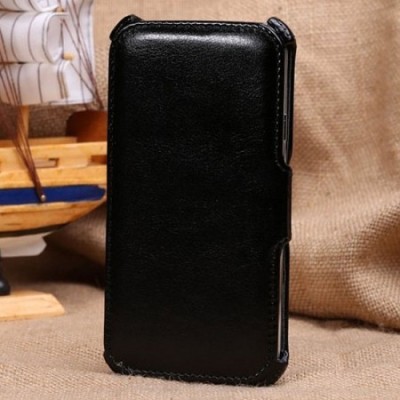 „K-Cool“ atverčiamas odinis juodas Samsung Galaxy S4 (i9500) dėklas (Dėkliukas) / Priedai.lt