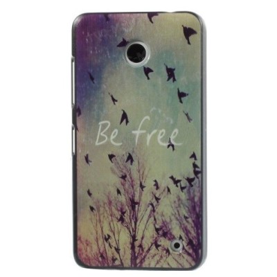 Nokia Lumia 635 (Nokia Lumia 630) Be Free plastmasas krāsains futrālis / Vacins.lv