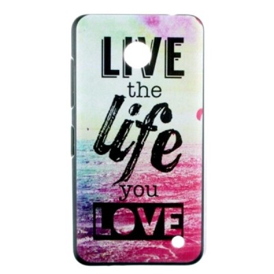 Nokia Lumia 635 (Nokia Lumia 630) Life plastmasas krāsains futrālis / Vacins.lv