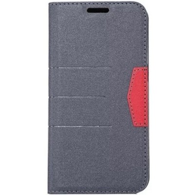 Samsung Galaxy S5 (S5 Neo) lychee atverčiamas baltas odinis dėklas - piniginė / Priedai.lt