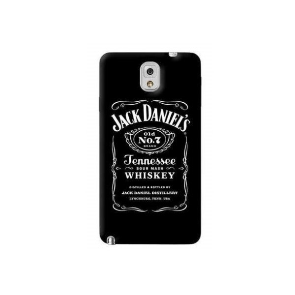 „Jack Daniels“ plastikinis dėklas - juodas (Galaxy Note 3)