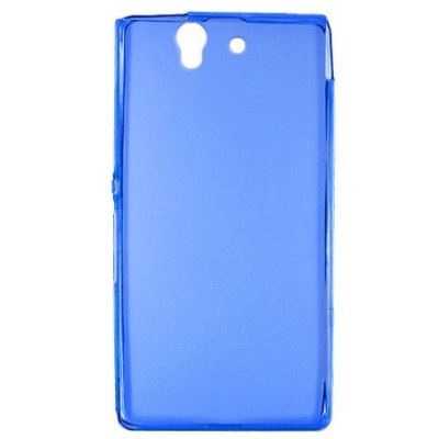 Sony Xperia Z (L36h, C6603, C6602) kieto silikono TPU mėlynas dėklas - nugarėlė / Priedai.lt