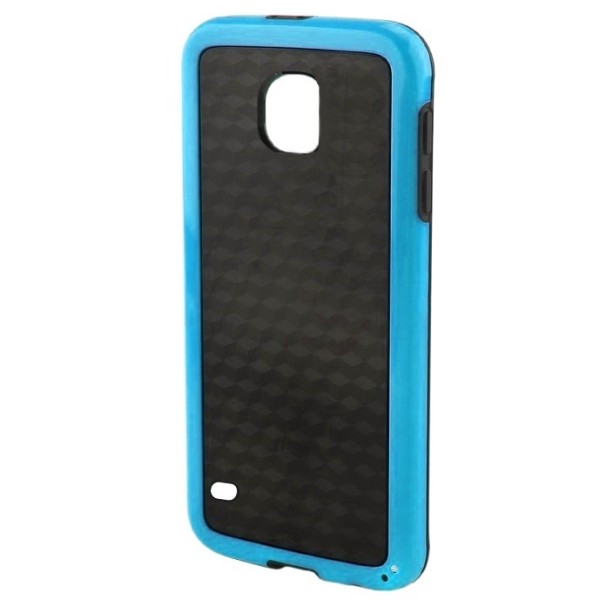 „Carbon“ cieta silikona (TPU) apvalks - melns (Galaxy S5 / S5 Neo)