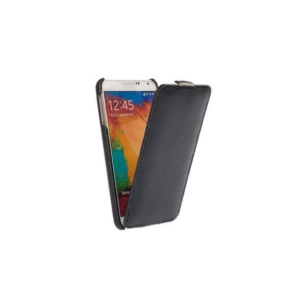 Vertikaliai atverčiamas dėklas - juodas (Galaxy Note 3)