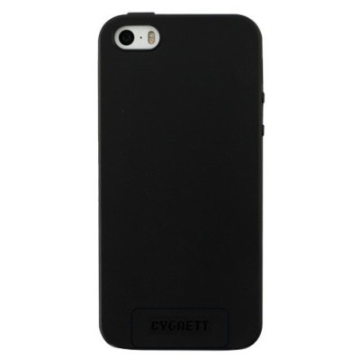 Apple iPhone SE (5, 5s) „Cygnett“ kieto silikono TPU juodas dėklas / Priedai.lt