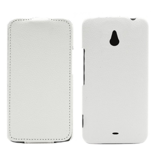 Vertikāli atvēramais futrālis - balts (Lumia 1320)