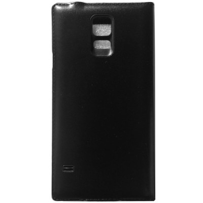 Samsung Galaxy S5 (G900, G903) Dot View atverčiamas juodas dėklas - knygutė / Priedai.lt