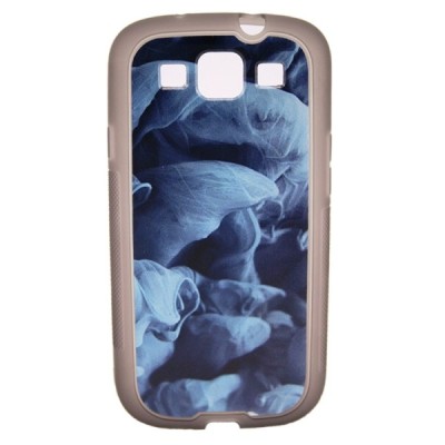 „Bullet“ Samsung Galaxy S3 i9300 kieto silikono TPU dėklas - Blue Smoke (mėlynas dūmas) / Priedai.lt