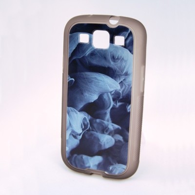 „Bullet“ Samsung Galaxy S3 i9300 kieto silikono TPU dėklas - Blue Smoke (mėlynas dūmas) / Priedai.lt