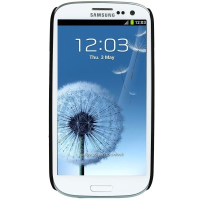 Juodas plastikinis Samsung Galaxy S3 (i9300) dėklas (dėkliukas) / Priedai.lt