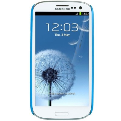 Mėlynas plastikinis Samsung Galaxy S3 (i9300) dėklas (dėkliukas) / Priedai.lt
