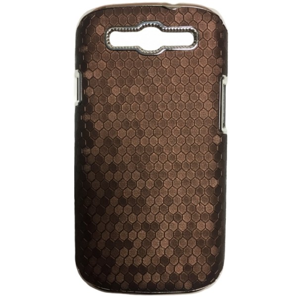 Elegantiškas korėtas dėklas - rudas (Galaxy S3)