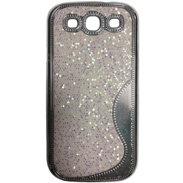 „Shining“ elegantiškas dėklas - baltas (Galaxy S3)