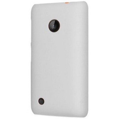 Nokia Lumia 530 (Lumia 530 DS) plastmasas balts futrālis / Vacins.lv