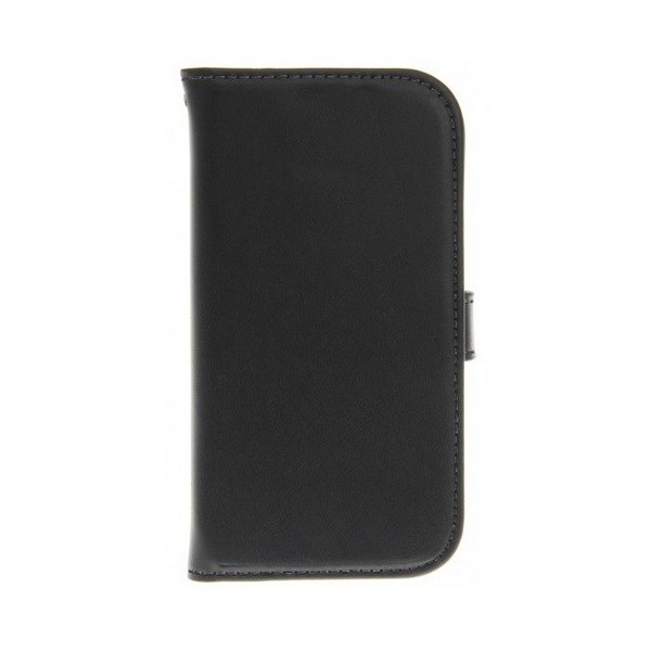 „Retro“ atvēramais maciņš - melns (Galaxy Ace 4)
