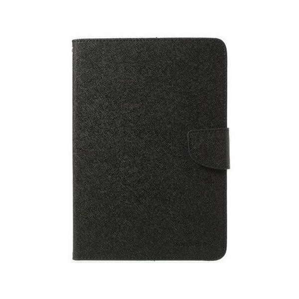„Mercury“ Fancy atvēramais maciņš - melns (iPad Mini 1 / 2 / 3)