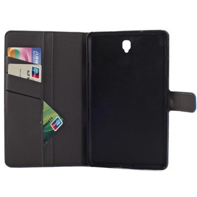 Galaxy Tab S 8.4 (T705, T700) „Crazy Horse“ atvēramais ādas melns maciņš (maks) / Vacins.lv