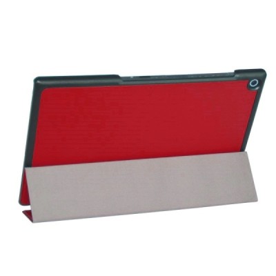 Sony Xperia Tablet Z2 atvēramais sarkans futrālis / Vacins.lv
