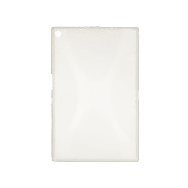 „X-style“ cieta silikona (TPU) apvalks - dzidrs + ekrāna aizsargplēve (Xperia Tablet Z2)