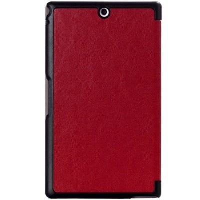 Sony Xperia Z3 Tablet Compact atvēramais sarkans maciņš / Vacins.lv