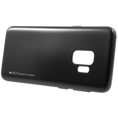 Samsung Galaxy S9 (G960) Mercury melns cieta silikona (TPU) apvalks / vacins.lv