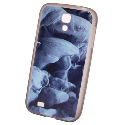 „Bullet“ Samsung Galaxy S4 i9505, i9500 kieto silikono TPU dėklas - Blue Smoke (mėlynas dūmas) / Priedai.lt