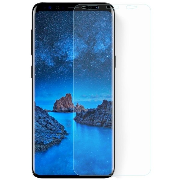 „ISME“ apsauginė ekrano plėvelė (pilnai dengianti) - skaidri (Galaxy S9+)