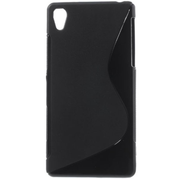 „S-Line“ kieto silikono (TPU) dėklas - juodas (Xperia Z2)