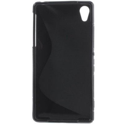 Sony Xperia Z2 (D6503, D6502, D6543) „S-Line“ kieto silikono TPU juodas dėklas - nugarėlė / Priedai.lt