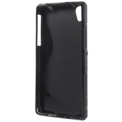 Sony Xperia Z2 (D6503, D6502, D6543) „S-Line“ kieto silikono TPU juodas dėklas - nugarėlė / Priedai.lt
