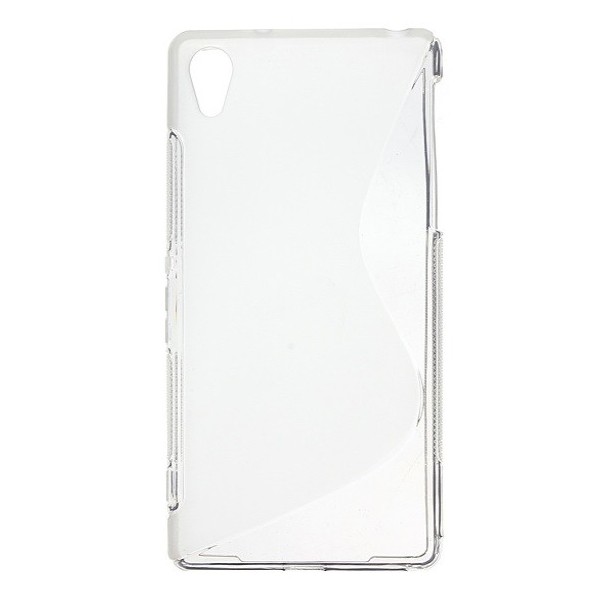 „S-Line“ kieto silikono (TPU) dėklas - skaidrus (Xperia Z2)