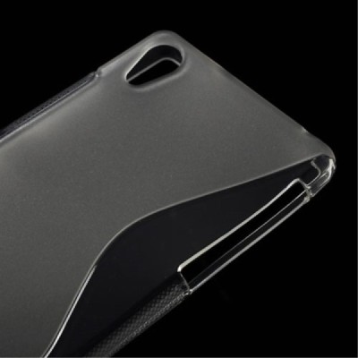 Sony Xperia Z2 (D6503, D6502, D6543) „S-Line“ kieto silikono TPU skaidrus dėklas - nugarėlė / Priedai.lt