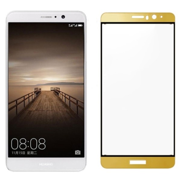 „3D Rewan“ Tempered Glass apsauginis ekrano stiklas 0.26 mm - auksinis (Mate 9)