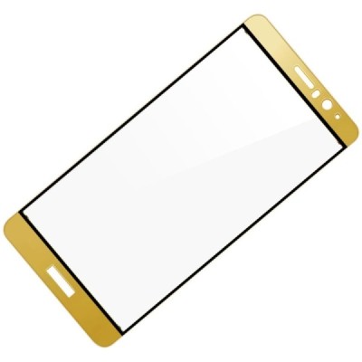 Huawei Mate 9 „3D Rewan“ 9H Tempered Glass sustiprintos apsaugos auksinis pilnai dengiantis apsauginis ekrano stiklas 0,26 mm / 