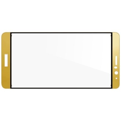 Huawei Mate 9 „3D Rewan“ 9H Tempered Glass sustiprintos apsaugos auksinis pilnai dengiantis apsauginis ekrano stiklas 0,26 mm / 