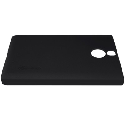 BlackBerry Passport Nillkin Frosted Shield melns plastmasas apvalks + ekrāna aizsargplēve / Vacins.lv