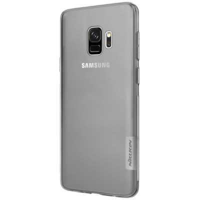 Samsung Galaxy S9 (G960) Nillkin Nature plonas skaidrus (permatomas) silikoninis TPU pilkasdėklas / Priedai.lt