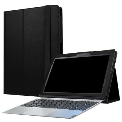 Lenovo IdeaTab MIIX 320 10.1 Litchi atvēramais melns maciņš / Vacins.lv