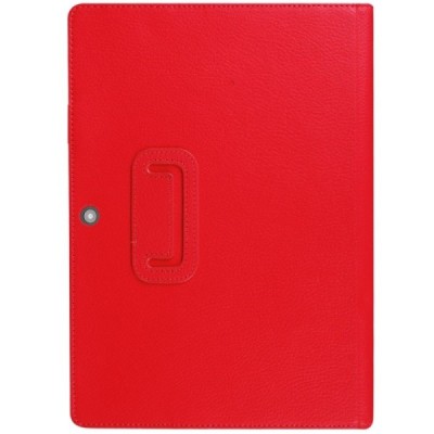 Lenovo IdeaTab MIIX 320 10.1 Litchi atvēramais sarkans maciņš / Vacins.lv