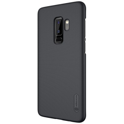 Samsung Galaxy S9+ (G965) Nillkin Frosted Shield juodas plastikinis dėklas / Priedai.lt