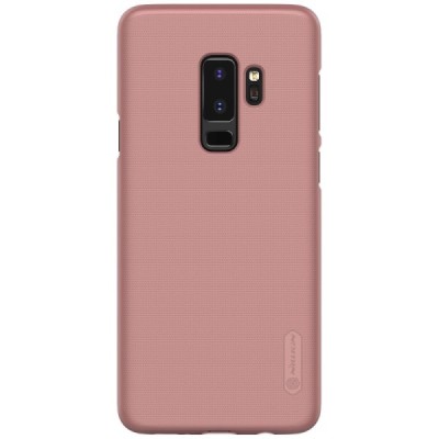 Samsung Galaxy S9+ (G965) Nillkin Frosted Shield rozs plastmasas apvalks + ekrāna aizsargplēve / Vacins.lv