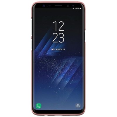 Samsung Galaxy S9+ (G965) Nillkin Frosted Shield rozs plastmasas apvalks + ekrāna aizsargplēve / Vacins.lv