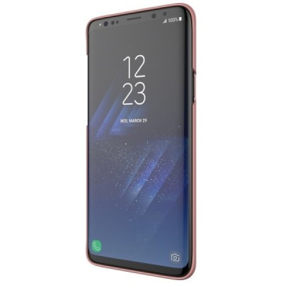 Samsung Galaxy S9+ (G965) Nillkin Frosted Shield rozs plastmasas apvalks + ekrāna aizsargplēve / Vacins.lv