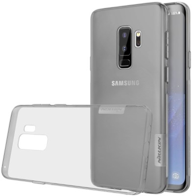 Samsung Galaxy S9+ (G965) Nillkin Nature dzidrs (caurspīdīgs) silikona planākais pelēks apvalks / Vacins.lv